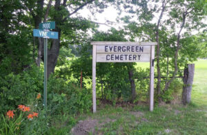 Evergreen Cemetery in Montana, Kansas.