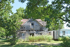 An old house in Morehead, Kansas by Kathy Alexander.