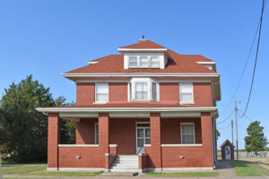 Church rectory in Odin, Kansas by Kathy Alexander.