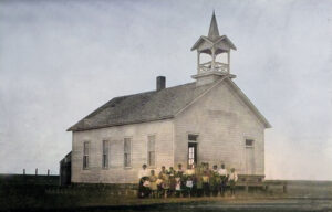 Public School in Oronoque, Kansas.