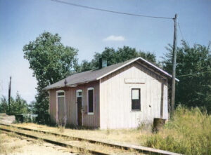 Strauss Depot in Mathewson, Kansas. 