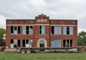 Old school in Vernon, Kansas.