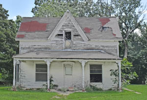 An old house in the Kalida, Kansas area by Kathy Alexander.