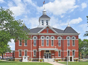 Woodson County Courthouse in Yates Center, Kansas by Kathy Alexander.