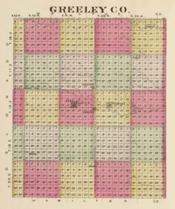 Greeley County, KS by L.H. Everts & Co., 1887.