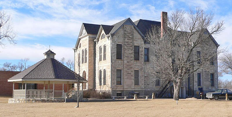 The old Greeley County Courthouse now serves as a museum.