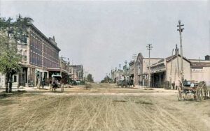 Junction City, Kansas, 1894. Colorized