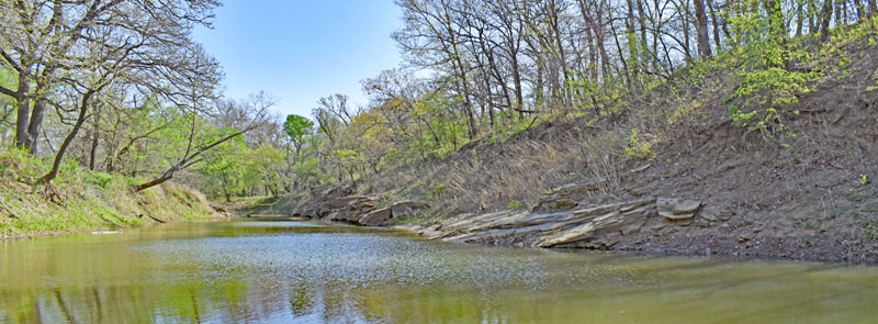 Caney River in Chautauqua County, Kansas by Kathy Alexander.
