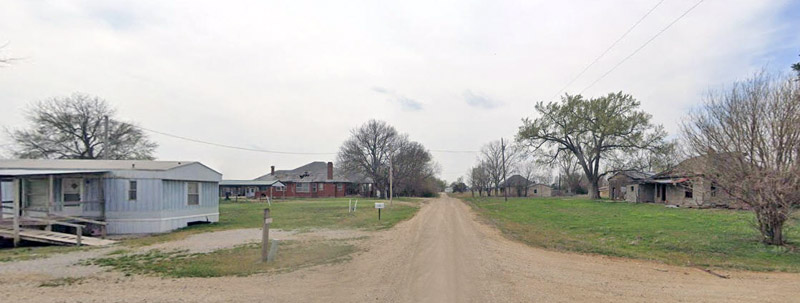 Hewins, Kansas today, courtesy of Google Maps. Hewins, Kansas today, courtesy of Google Maps.
