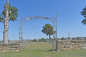 Ozro Falls Cemetery by Kathy Alexander.