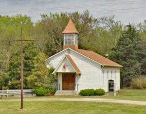 Wauneta, Kansas Church courtesy Google Maps.