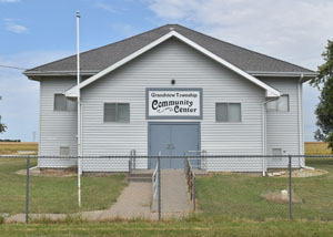 Community Center in Delavan, Kansas by Kathy Alexander.