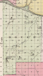 Dover Township in Shawnee County, Kansas by Everts & Co., 1887.