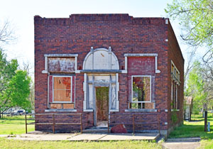 Elgin, Kansas State Bank today by Kathy Alexander.