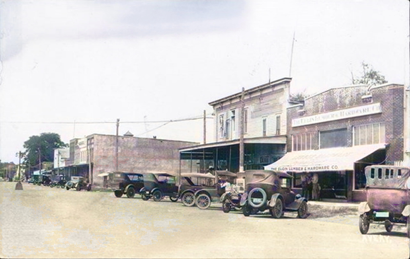 Elgin, Kansas Business District. Elgin, Kansas Business District.