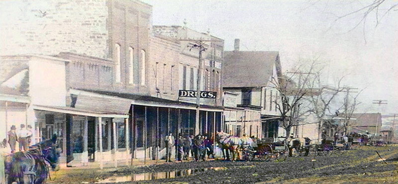 Historic Main Street in Elgin, Kansas. Historic Main Street in Elgin, Kansas.