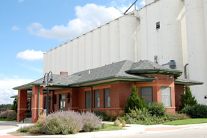 The old Atchison, Topeka & Santa Fe Railroad in Garden City, Kansas by Kathy Alexander.