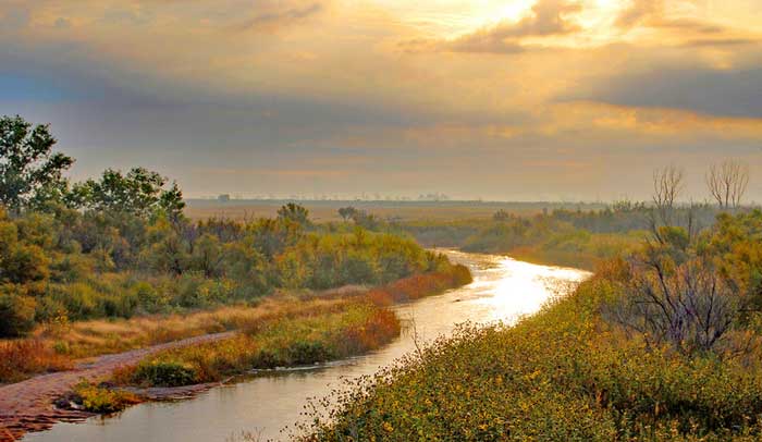 Arkansas River, near Lakin, Ks. 