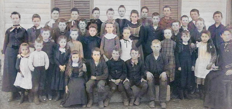 School children in Morris County, Kansas, 1888. School children in Morris County, Kansas, 1888.