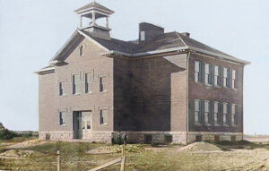 Brick School in Wilsey, Kansas.