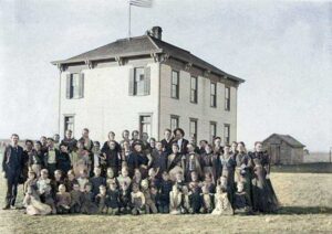 Wilsey, Kansas' second school.