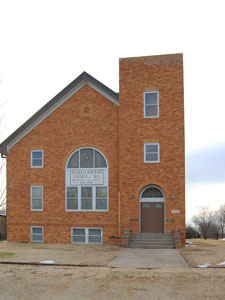 An old church in Ada, Kansas by Kathy Alexander.