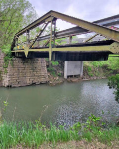 Pony Truss Bridge at Echo Cliff Park, Kansas.