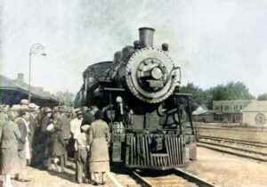 Atchison, Topeka & Santa Fe Railroad in El Dorado, Kansas.