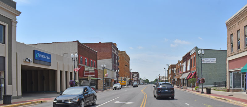 Eldorado, Kansasa Main Street by Kathy Alexander.