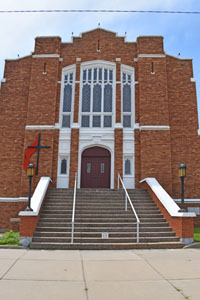 Methodist Church in El Dorado, Kansas by Kathy Alexander.