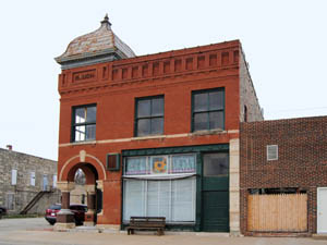 Old Security State Bank, Eskridge, Kansas by Kathy Alexander.