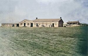 Fort Dodge buildings, 1867.