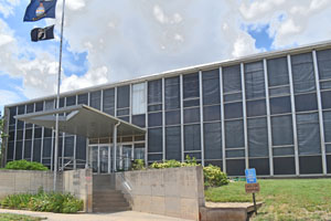 Ottawa County, Kansas courthouse in Minneapolis, Kansas by Kathy Alexander.
