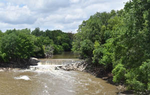 Soloman River in Minneapolis, Kansas by Kathy Alexander.