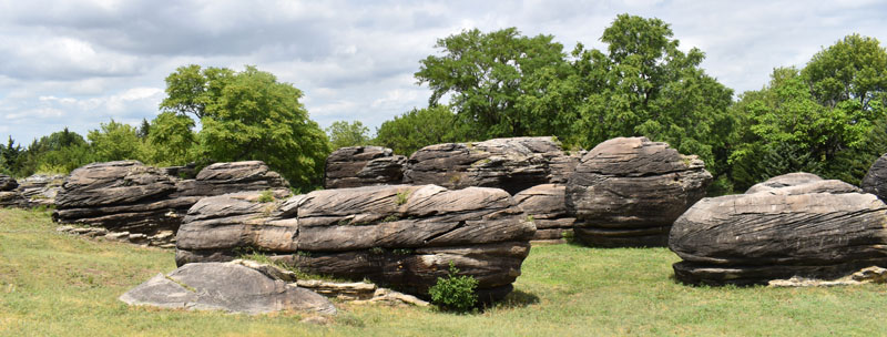 Rock City Park in Ottawa County, Kansas by Kathy Alexander.