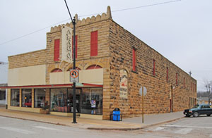 A business building in Sedan, Kansas by Kathy Alexander.