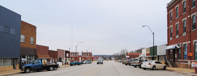 Sedan, Kansas Main Street by Kathy Alexander.