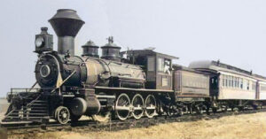 Atchison, Topeka & Santa Fe Railroad in Kansas.