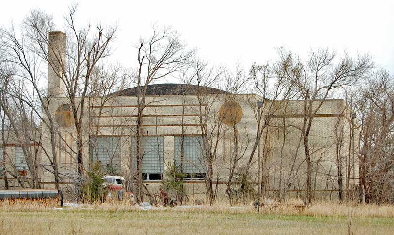 An old school in Ada, kansas by Kathy Alexander.