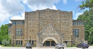 Memorial Hall at Baker University, Baldwin City, Kansas by Kathy Alexander.