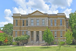 Case Library at Baker University, Baldwin City, Kansas by Kathy Alexander.