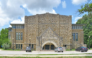 Memorial Hall at Baker University, Baldwin City, Kansas by Kathy Alexander.