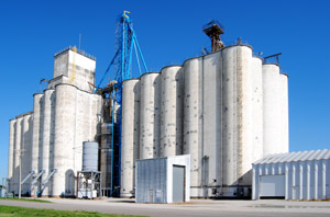 Cullison, Kansas Grain Elevator by Kathy Alexander.
