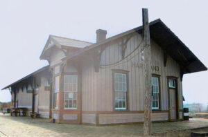 ATSF Depot in Hartland, Kansas.