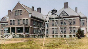 The Hiawatha Indian Asylum.