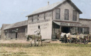 John O’Loughlin’s general store in Lakin, Kansas.