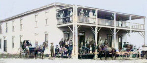 The Kearney House at Hartland was used as a court house until it burnt down mysteriously on January 17, 1894.