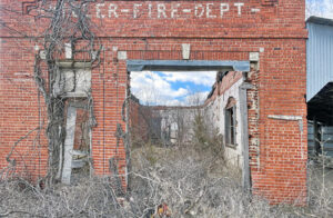 Old Miller fire department, courtesy of the Kansas Reflector.