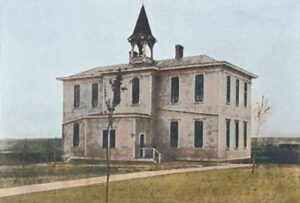 Old school in Pratt, Kansas.