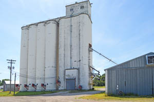 Grain Elevator in Preston, Kansas by Kathy Alexander.